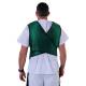 Shielding Model 790 Ultra Light Lead Apron Plain Back with Hook and Loop Closure in Kelly Green Diamond Ripstop