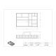 Poltex VAXCADL Vaccine/Procedure Caddy, Large - Dimensions