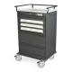 Harloff VLT12BIN5-EKC Value Line 12 - 5" Med-Bin Medication Cart with CompX Electronic Lock