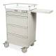 Harloff VLT150EMOT Value Line MOT® Compatible Medication Cart with Basic Electronic Pushbutton Lock (Shown in Light Gray Color)