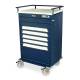 Harloff VLT30EBIN3 Value Line 30 - 3.5" Med-Bin Medication Cart with Basic Electronic Pushbutton Lock