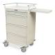 Harloff VLT360PC Value Line 360 Punch Card Medication Cart with Key Lock, Locking Narcotics Box (Shown in Sand Color)