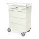 Harloff VLT480PC Value Line 480 Punch Card Medication Cart with Key Lock, Locking Narcotics Box (Shown in White Color)
