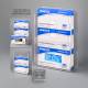 Poltex VMGB3-W Visual Management Glove Box Holder, 3 Box Capacity - Wall Mount (Supplies are Not Included)