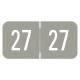 Arden Label VRYM-27-T4 VRE / GBS Compatible VRYM Series 2027 Year Labels - Size 3/4" H x 1 1/2" W