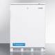 Accucold VT65ML All-Freezer with 3 Glass Drawers, Right Handle Solid Door, 3.5 Cubic Feet - Front View