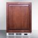 Accucold VT65MLBIIFADA ADA Height Built-In All-Freezer with 3 Glass Drawers, Right Handle Panel-Ready Door (Panel Not Included), 3.5 Cubic Feet - Front View (Custom Panel is not Included)