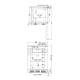 Accucold VT65MLBIMED2 MED2 Series Height-Adjustable Built-In All-Freezer with 3 Wire Baskets, Right Handle Solid Door, 3.2 Cubic Feet - Front and Top View Dimensions