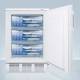 Accucold VT65MLBIPLUS2 PLUS2 Series Height-Adjustable Built-In All-Freezer with 3 Basket Drawers, Right Handle Solid Door, 3.2 Cubic Feet - Filled with Containers (Containers are not Included)