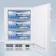 Accucold VT65MLBIPLUS2ADA PLUS2 Series ADA Height Built-In All-Freezer with 3 Glass Drawers, Right Handle Solid Door, 3.2 Cubic Feet - Filled with Containers (Containers are not Included)