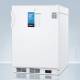 Accucold VT65MLBIPLUS2ADA PLUS2 Series ADA Height Built-In All-Freezer with 3 Glass Drawers, Right Handle Solid Door, 3.2 Cubic Feet - Left Angle