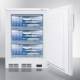 Accucold VT65MLBIVAC VAC Series Height-Adjustable Built-In All-Freezer with 3 Wire Baskets, Right Handle Solid Door, 3.2 Cubic Feet - Filled with Containers (Containers are not Included)