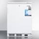 Accucold VT65MLBIVAC VAC Series Height-Adjustable Built-In All-Freezer with 3 Wire Baskets, Right Handle Solid Door, 3.2 Cubic Feet - Front View