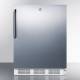 Accucold VT65MLCSS All-Freezer with 3 Basket Drawers, Right Handle Stainless Steel Door, 3.5 Cubic Feet - Front View
