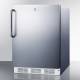 Accucold VT65MLCSS All-Freezer with 3 Basket Drawers, Right Handle Stainless Steel Door, 3.5 Cubic Feet - Left Angle