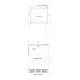 Accucold VT65MLMED MED Series All-Freezer with 3 Basket Drawers, Right Handle Solid Door, 3.2 Cubic Feet - Front and Top View Dimensions