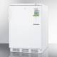 Accucold VT65MLMED MED Series All-Freezer with 3 Basket Drawers, Right Handle Solid Door, 3.2 Cubic Feet - Left Angle