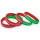 Life/form Silicone Wristbands - Fruits and Veggies - 8 x 1/2 - Package of 50