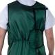 Shielding WAFB5-3-UL Ultra Lite Flex Back Wrap Around Apron with Hook and Loop Closure in Kelly Green Diamond Ripstop (Close-Up Back View)