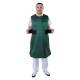 Shielding WAFB5-3-UL Flex Back Wrap Around Apron with Hook and Loop Side to Front Flaps in Kelly Green Diamond Ripstop (Patch Pocket is an Optional Upgrade)