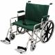 24" Wide Bariatric Non-Magnetic Wheelchair with Detachable Footrests
