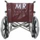 24" Wide Bariatric Non-Magnetic Wheelchair with Detachable Elevating Legrests