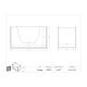 Poltex WYPL34770 X60 Wipe Box Holder, 34770 - Dimensions