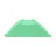 Techno-Aide YCAC-MR MR Safe Coated Bilateral Pediatric Oblique Finger Block Sponge, Stealth - 7.75" L x 7.5" W x 2" H