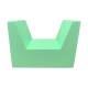 Techno-Aide YCAW-MR MR Safe Coated Adult Myelogram Block Sponge, Non-Stealth - 22" L x 10" W x 14" H
