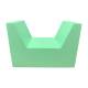 Techno-Aide YCAX-MR MR Safe Coated Child Myelogram Block Sponge, Non-Stealth - 14" L x 8" W x 10" H