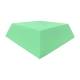 Techno-Aide YCBO-MR MR Safe Coated Square Sponge, Stealth - 13.5" L x 13.5" W x 4" H