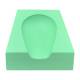 Techno-Aide YCBW-MR MR Safe Coated CT Headrest Sponge, Non-Stealth - 12.5" L x 11" W x 10" H
