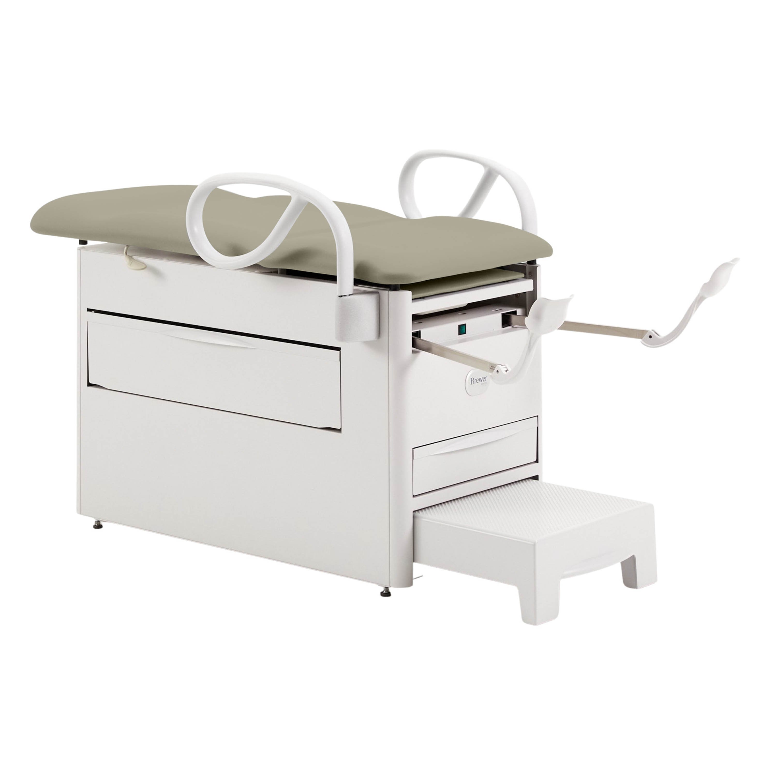 Brewer Versa Exam Table with Patient Assist Handles, Stirrups