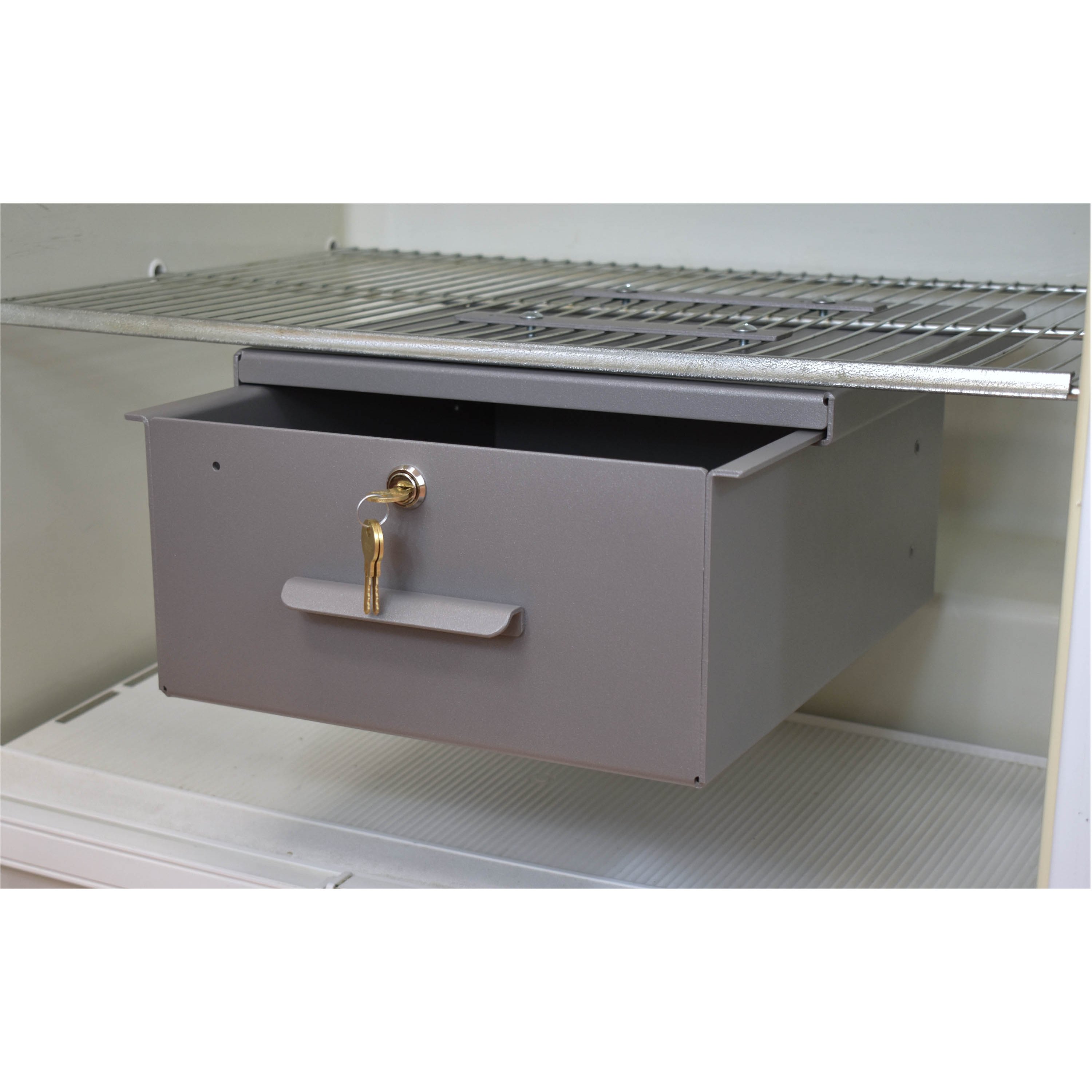 Omni Large Aluminum Refrigerator Lock Box with Key Lock 183035