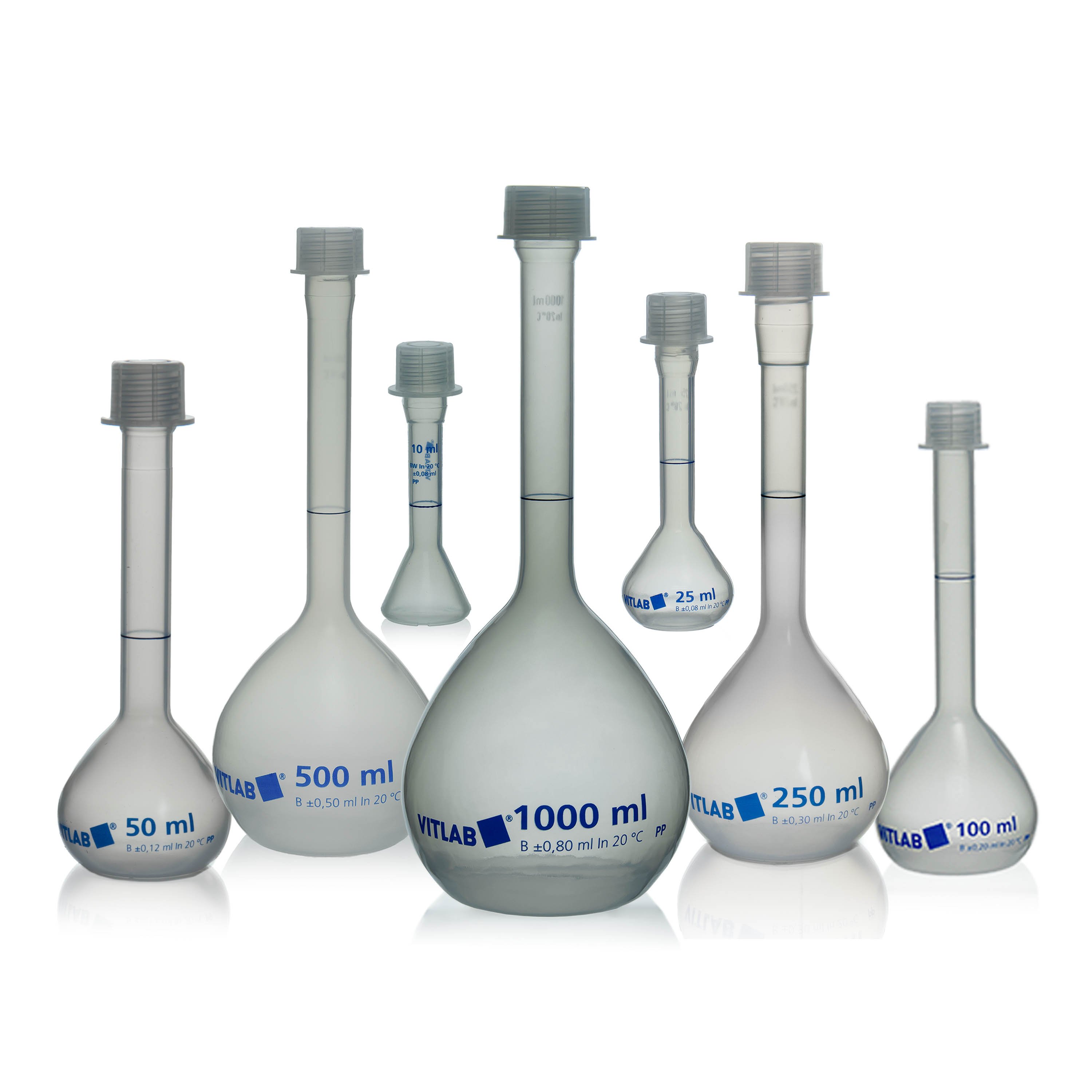 BrandTech Class B Polypropylene Volumetric Flask with