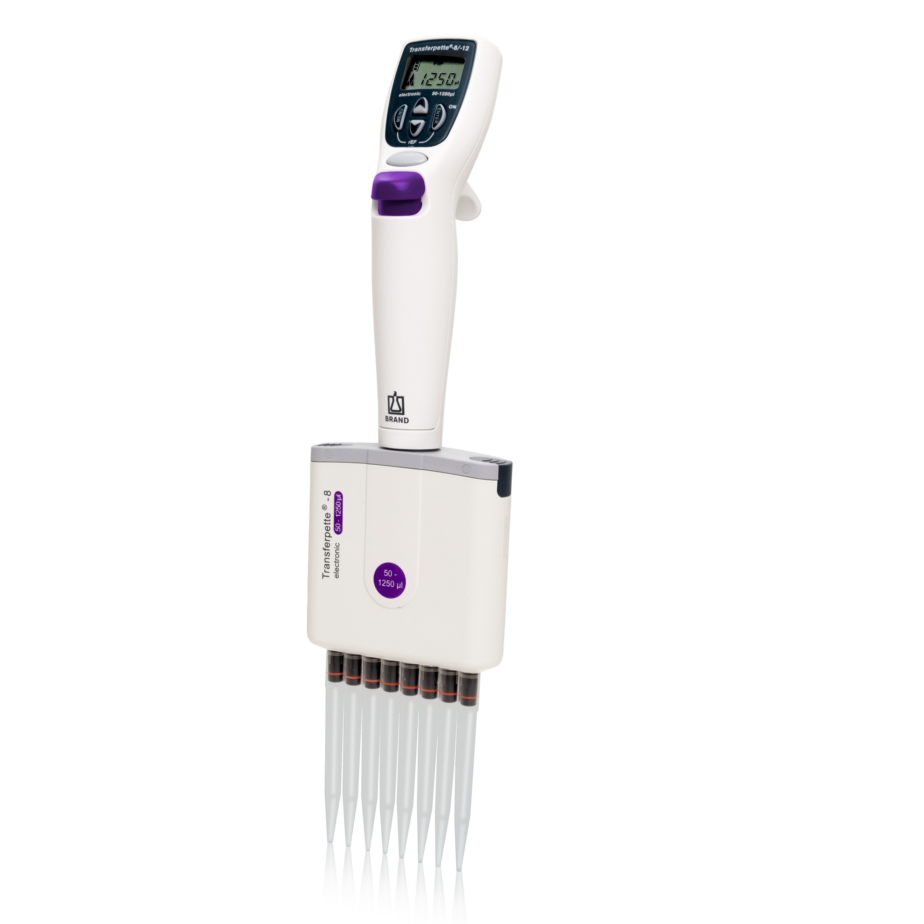 Transferpette Electronic 8Channel Micropipette 50 1250 µl