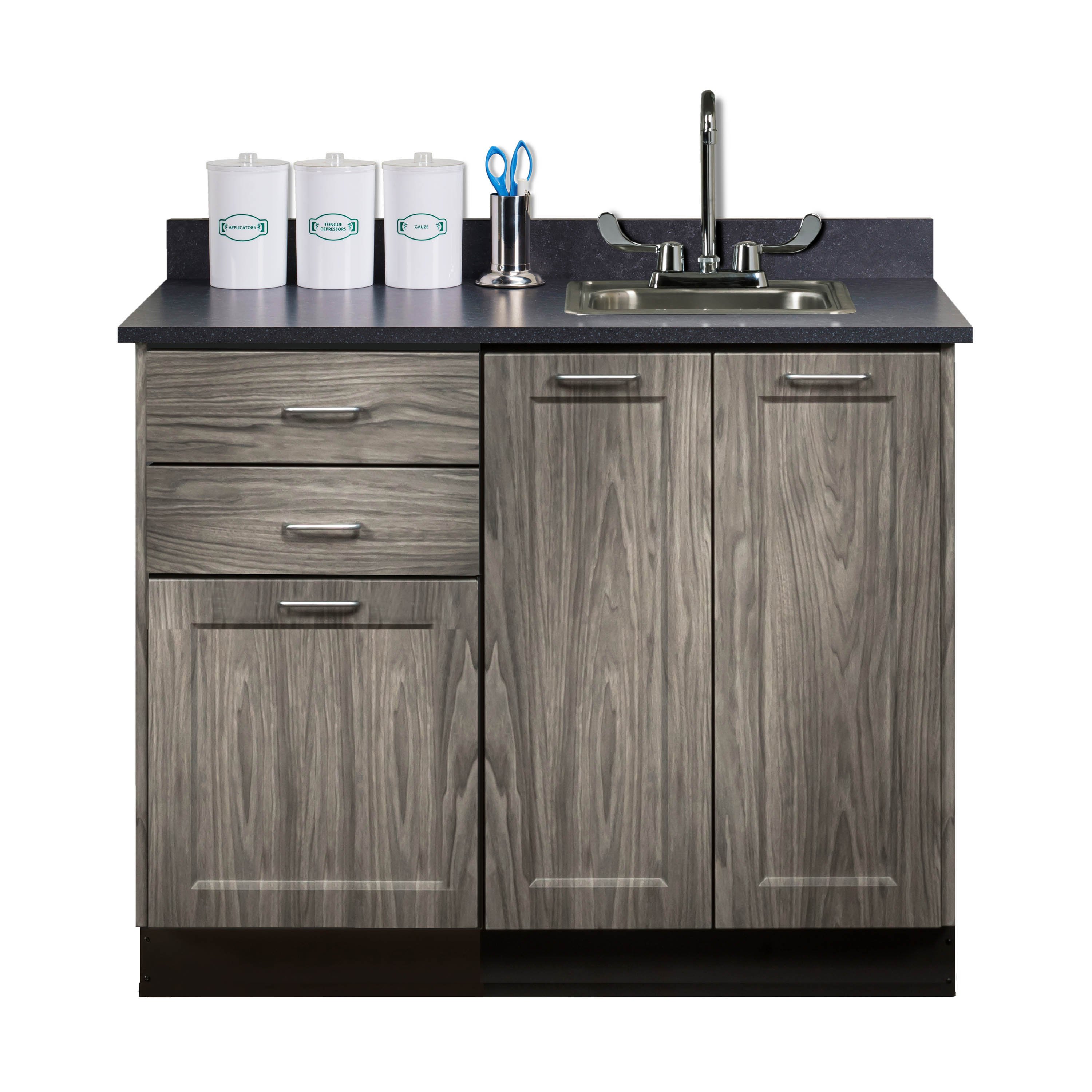 Clinton 8642 3-Door 2-Drawer Fashion Finish 42