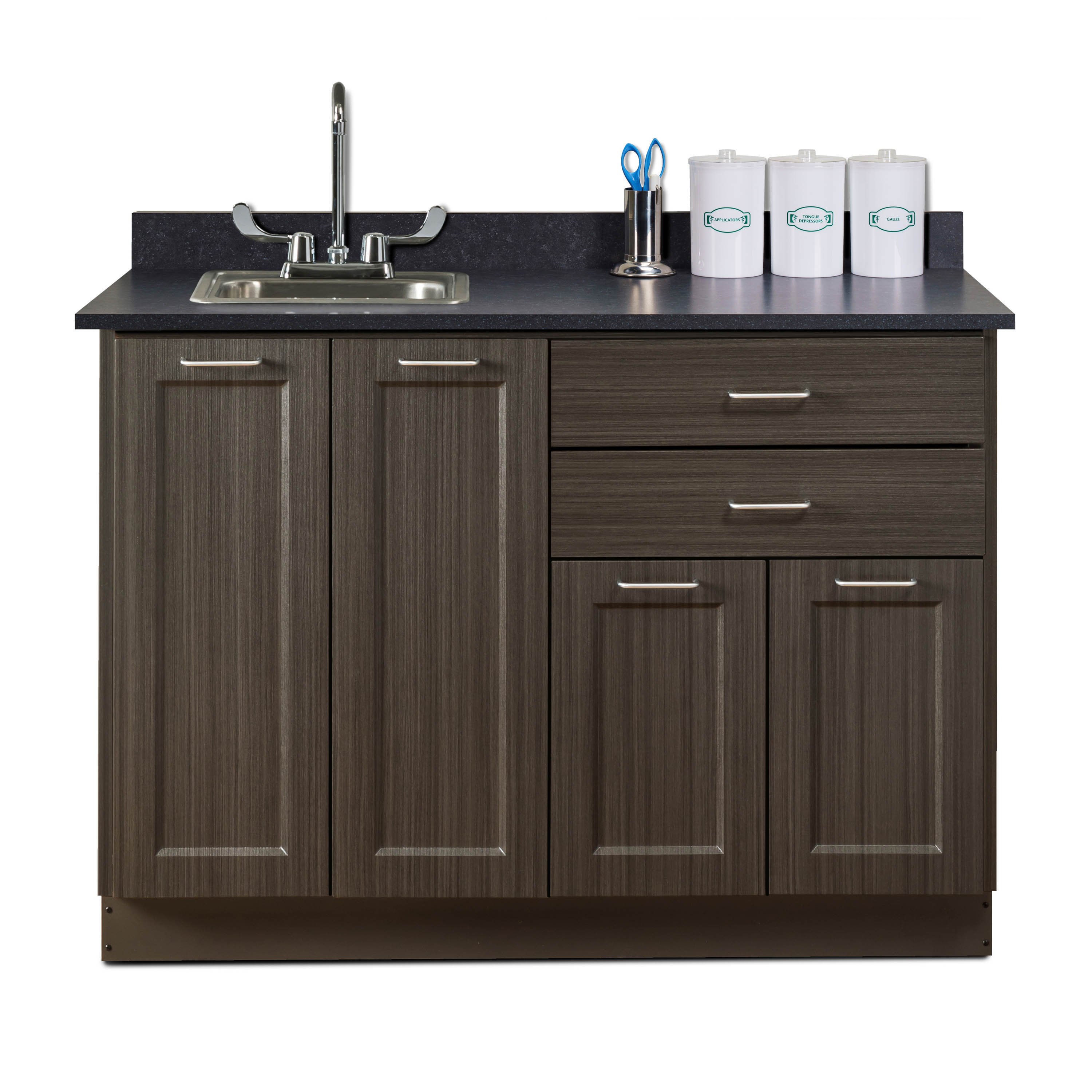 家具 cabinet Clinton 8648 4-Door 2-Drawer Fashion Finish 48