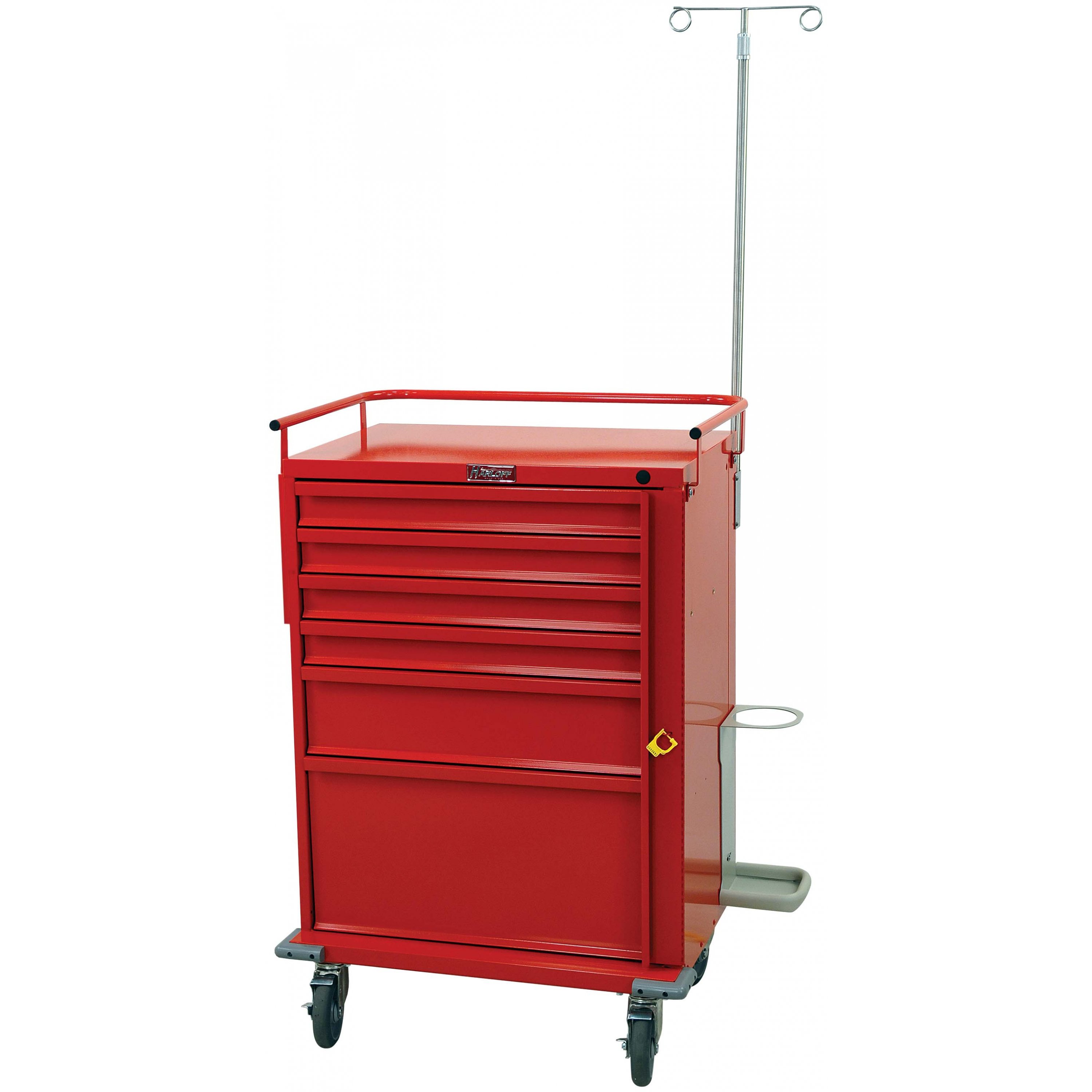 Harloff V306EMG VSeries 6 Drawer Emergency Cart with Accessories