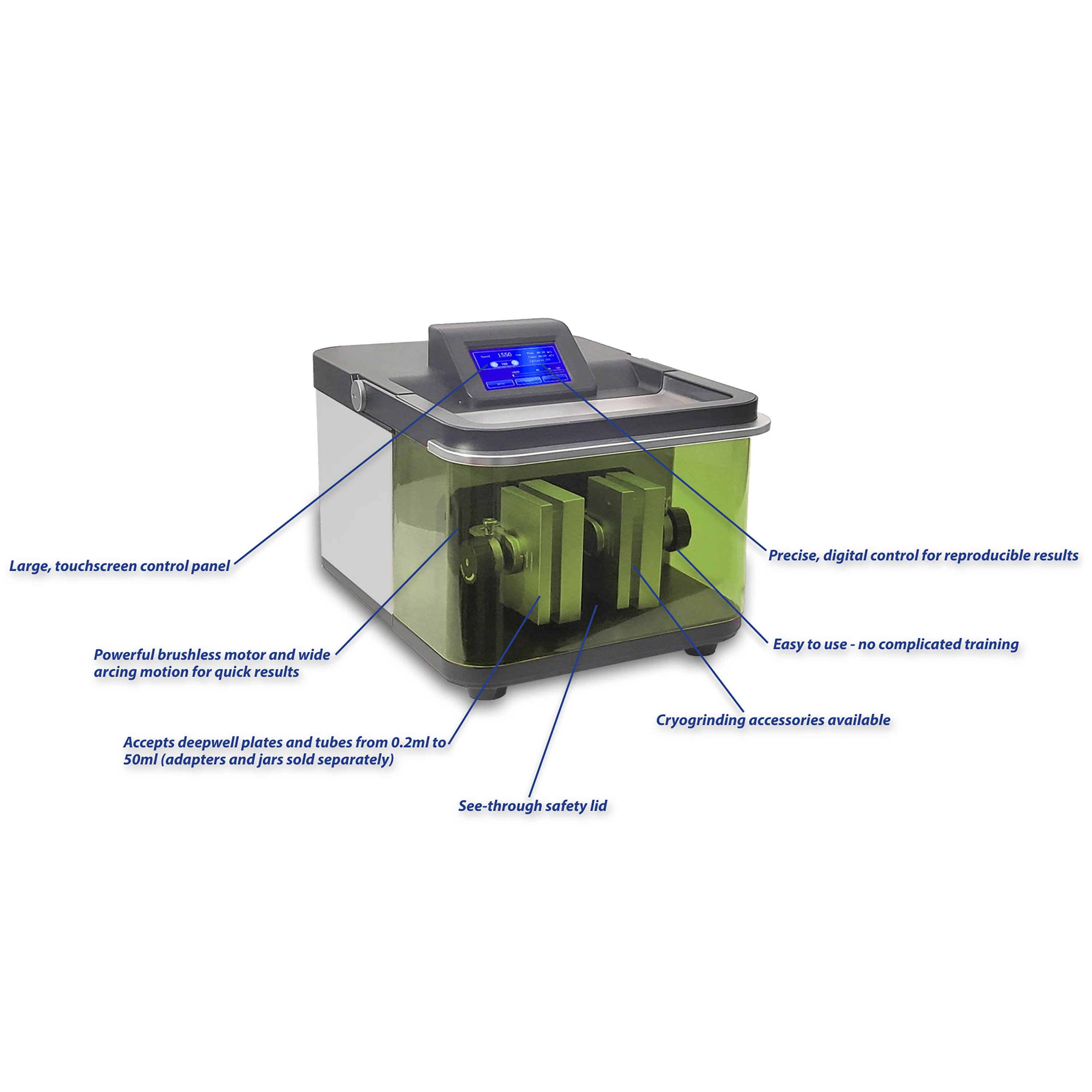 Benchmark IPD9600 BeadBlaster™ 96 Ball Mill Homogenizer