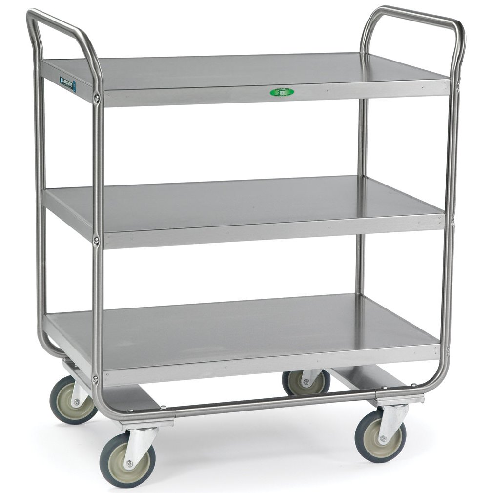 新品Lakeside 2512 Utility Cart, Plastic, Shelves, 500 lb. Capacity 