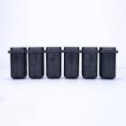 Drucker 02-004-0-0012K 4-Place Carrier, Carbon Fiber, 1 x 15 mL - Front View Set