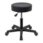 CanDo® 07-7063 Black Pneumatic Stool - Without Back