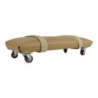 CanDo® 10-1131 Foam-Padded and Upholstered Exercise Skate, 12" L x 6" W