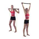 CanDo® 10-2979 Padded Exercise Bar with Tubing, Unweighted