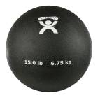 CanDo® 10-3175 Soft and Pliable Medicine Ball, 9" Diameter - 15 lbs, Black