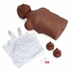 Simulaids Brad Compact CPR Training Manikin with Nylon Carry Bag - Dark