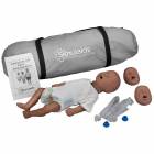 Simulaids Kim Infant CPR Manikin with Carry Bag - Dark
