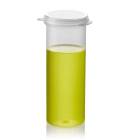 Globe Scientific 101100 Flip-Top Polypropylene Vial - 45 mL, with Yellow Liquid (The liquid is not included)
