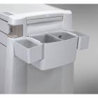 Capsa 101138-GRY Light Cream Multicavity Organizer Side Bin is sold individually and does not include item #15534K Multicavity Organizer with Divider.